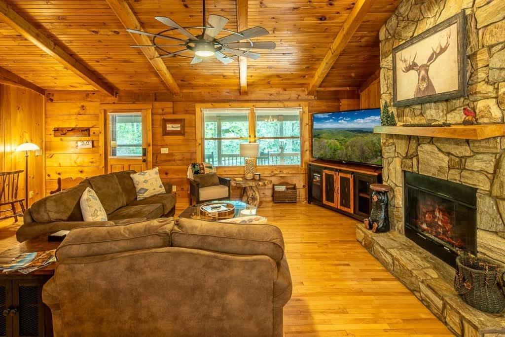 Cozy 'Grey Fox' Cabin Between Boone & בלואינג רוק מראה חיצוני תמונה